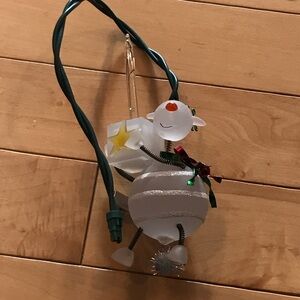 Department 56 Reindeer Tiny Bubble light clip on Ornament 2003 in box